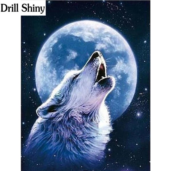 волки и луна