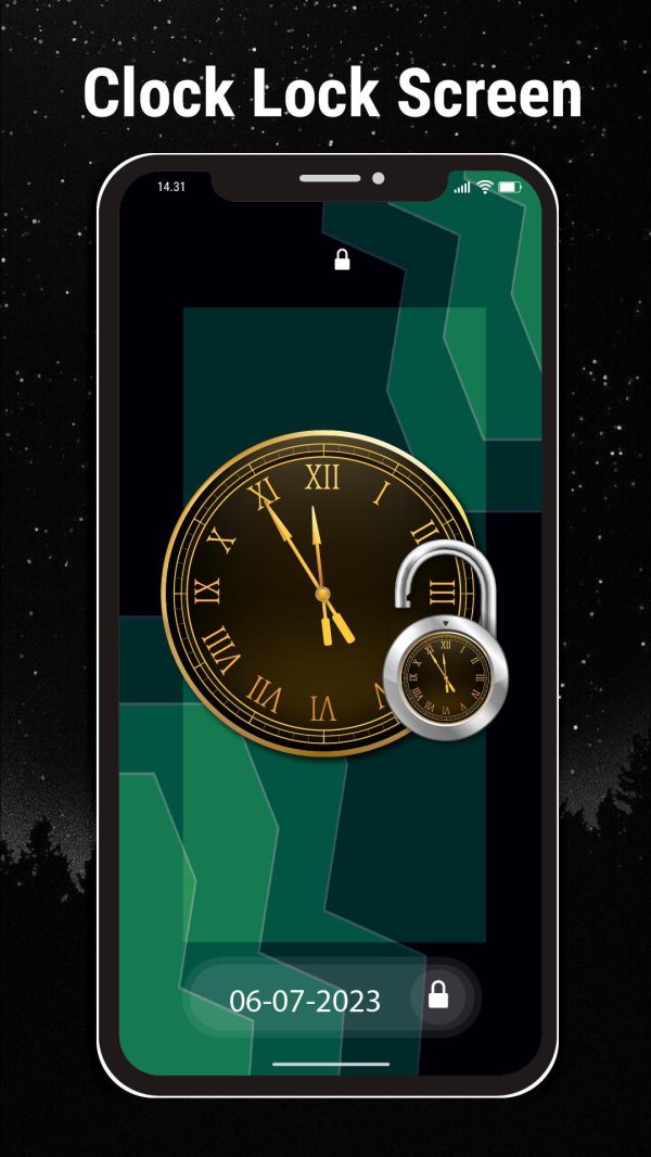 На экран блокировки телефона