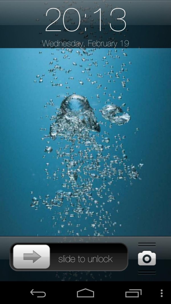 вода пузырьки