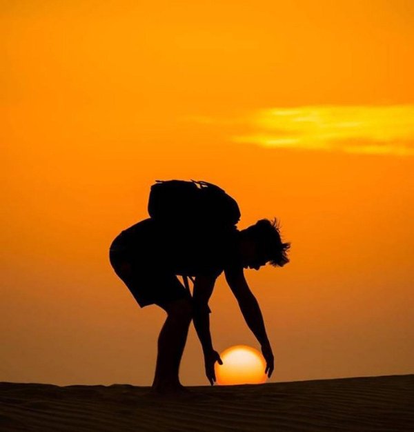 необычное солнце