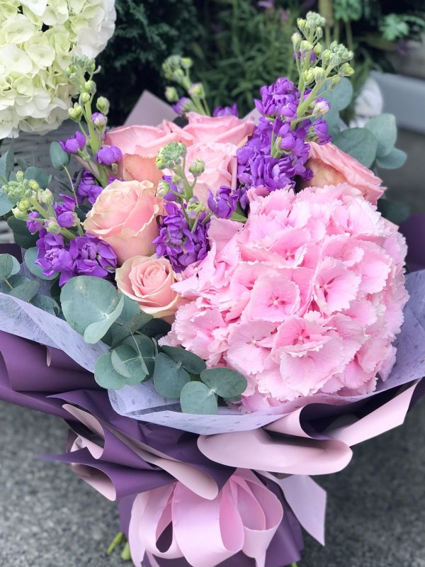 модные букеты