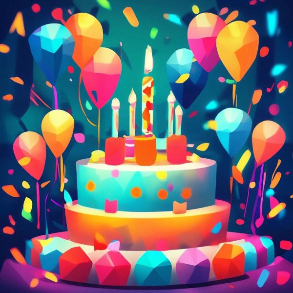 тортик со свечами