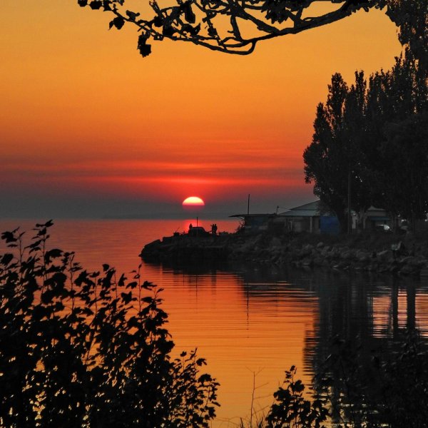 закат на черном море анапа