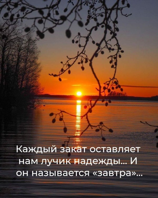 природа закат