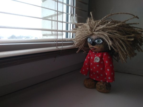 авторская кукла домовенок кузька