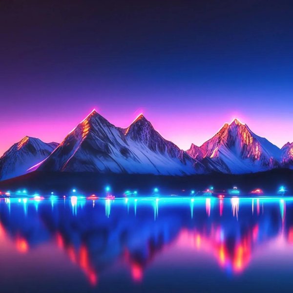 закат на природе