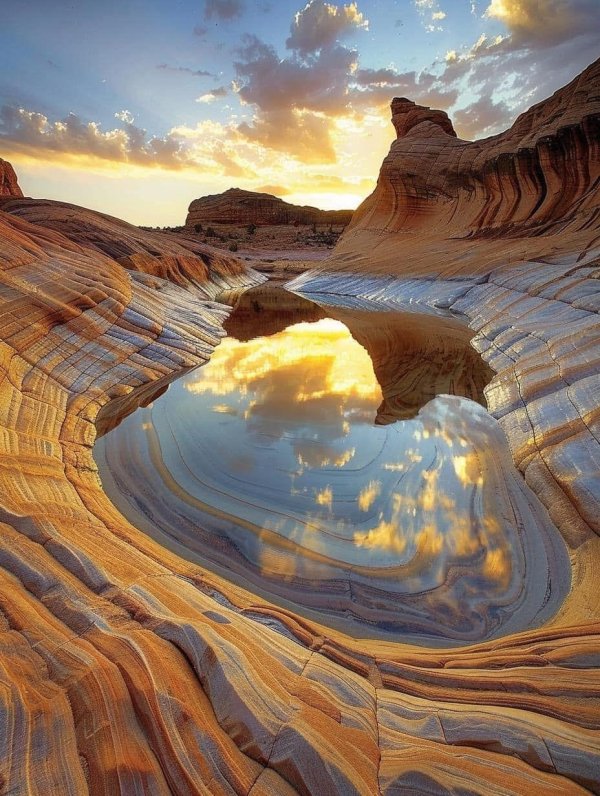 каньон аризонская волна