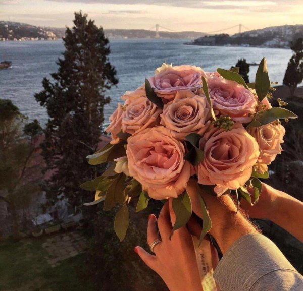 букет цветов для инсты