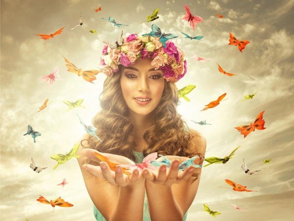 счастливая женщина