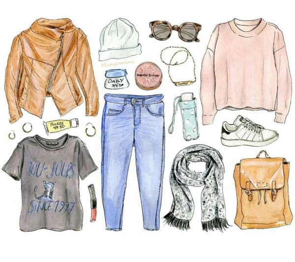 одежда рисунки