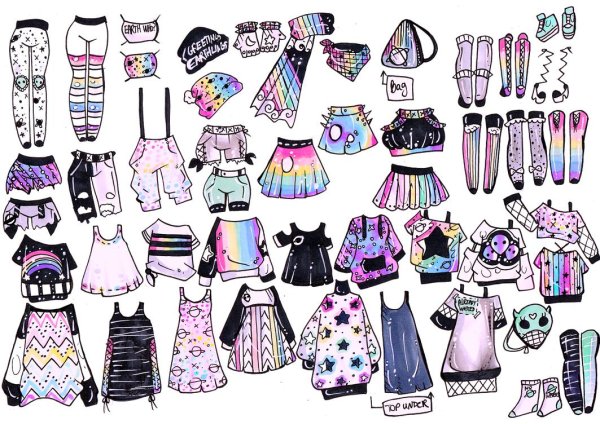 одежда для распечатки