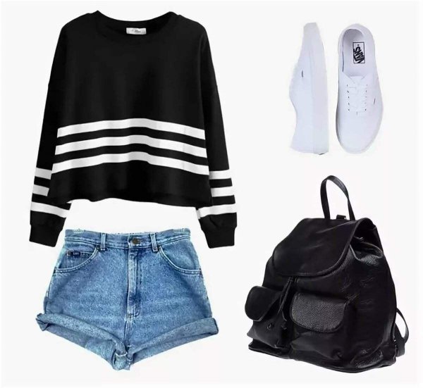 кроп свитшот