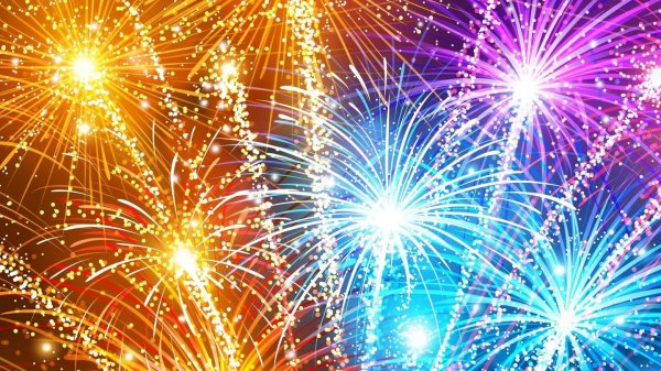 праздничный фейерверк