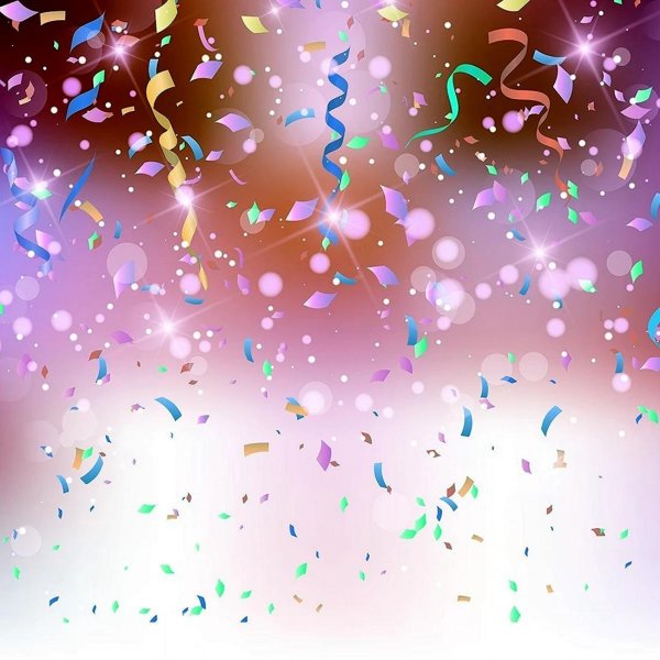 футаж конфетти