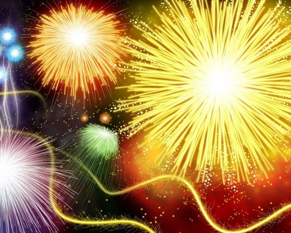 праздничный фейерверк