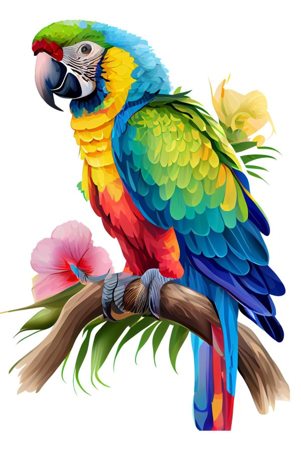 мультяшные попугаи