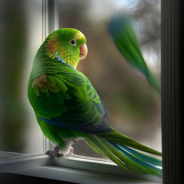 пение волнистого попугая тоши