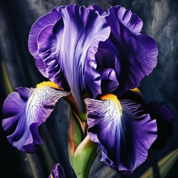 фиолетовые ирисы
