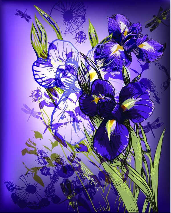 картины с цветами