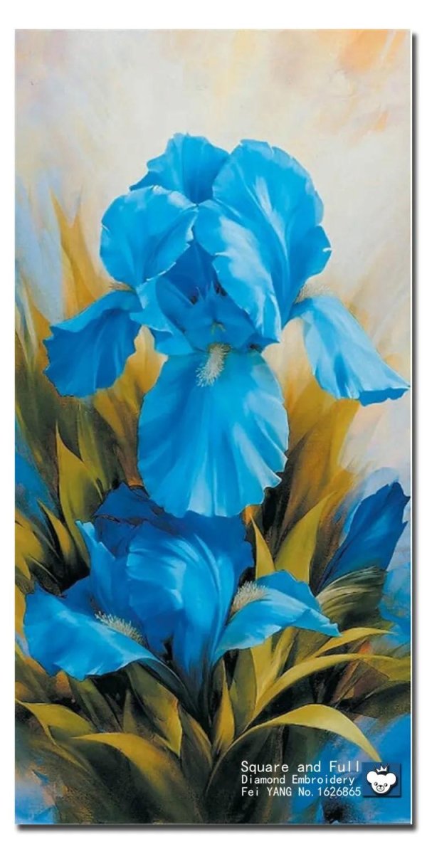 картина в синих тонах