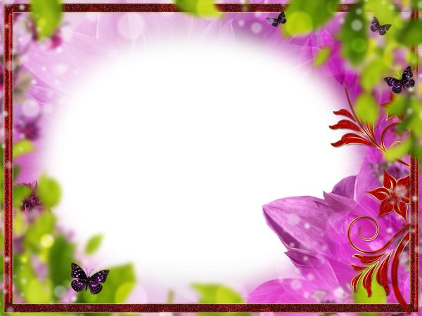 цветочная рамка