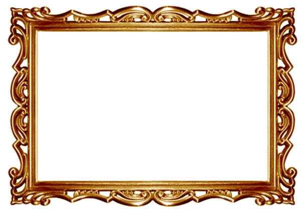 золотая рамка