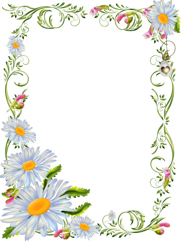цветок рамка