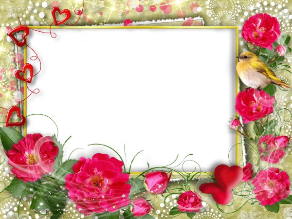 рамка цветами