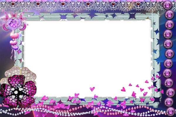 сиреневая рамочка