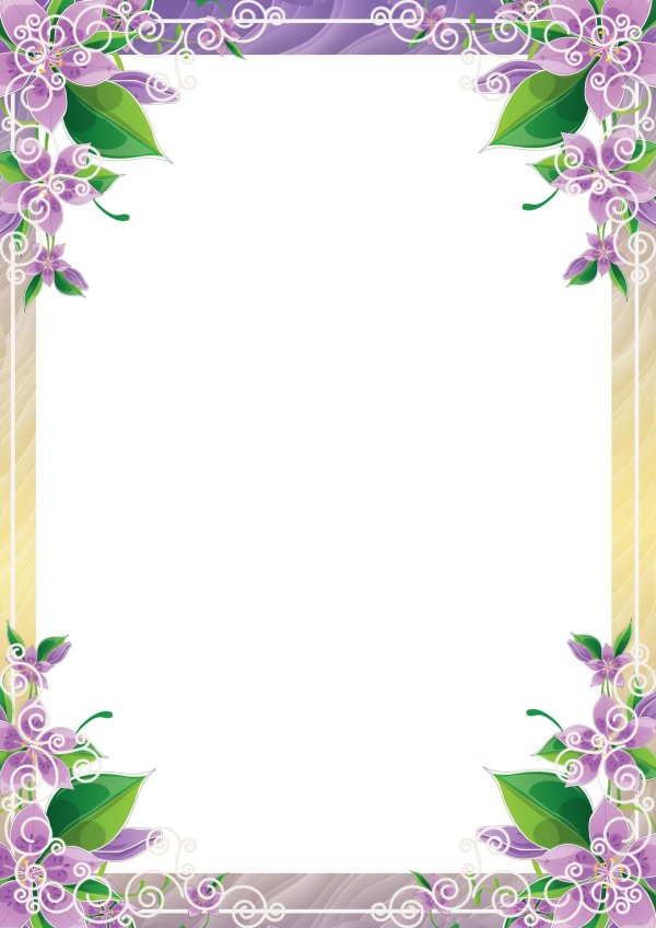 цветочная рамка
