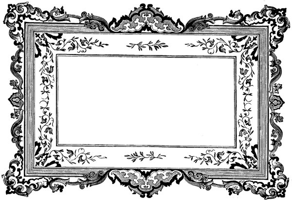 винтажная рамка