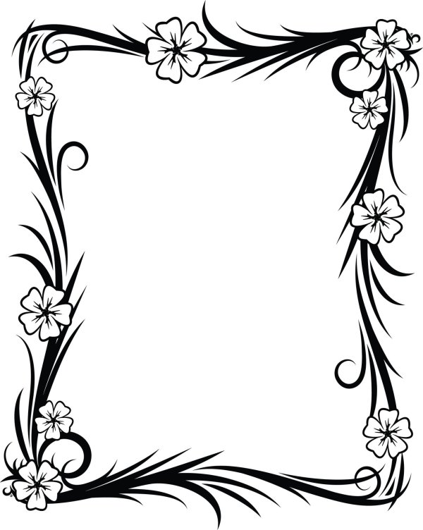 оформление рамки для рисунка