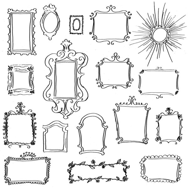 decorative vintage frame