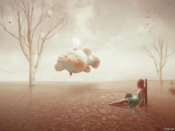 сюрреализм девушки