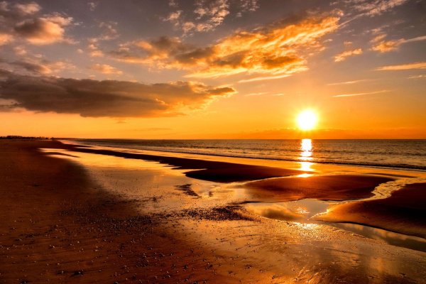 сансет бич пляж