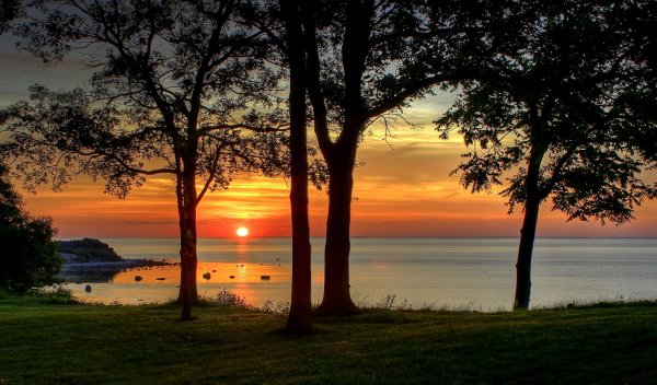 красивый рассвет