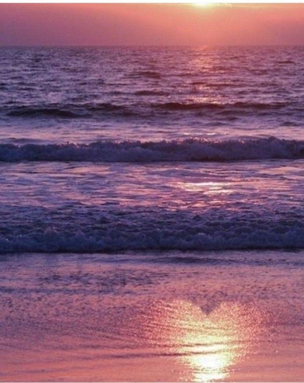 рассвет на море