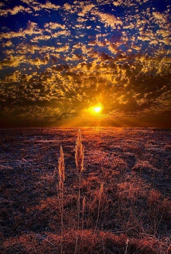 закат красивый