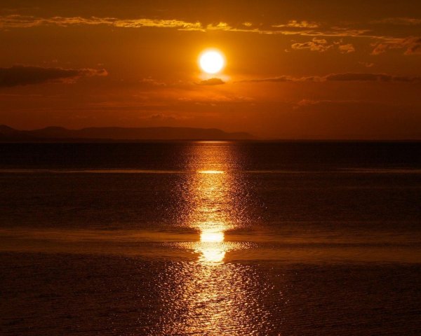 солнце закат