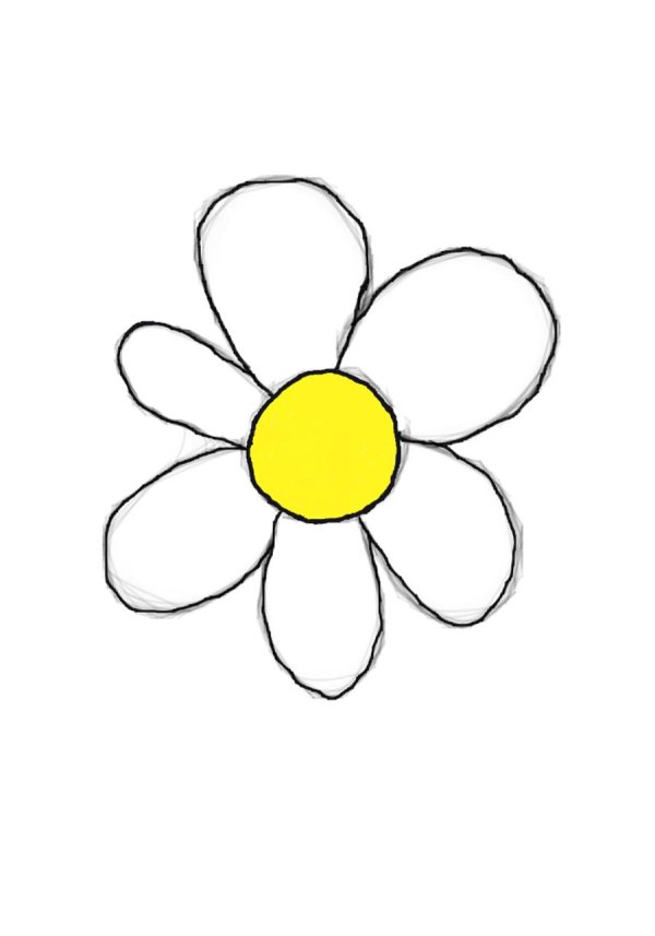 цветы ромашки для вырезания
