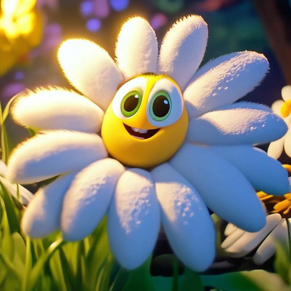 цветочек с улыбкой