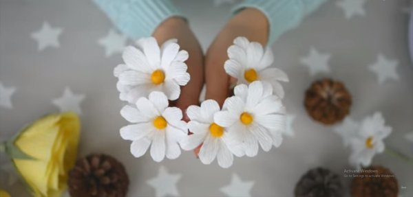 мастер класс по изготовлению ромашки