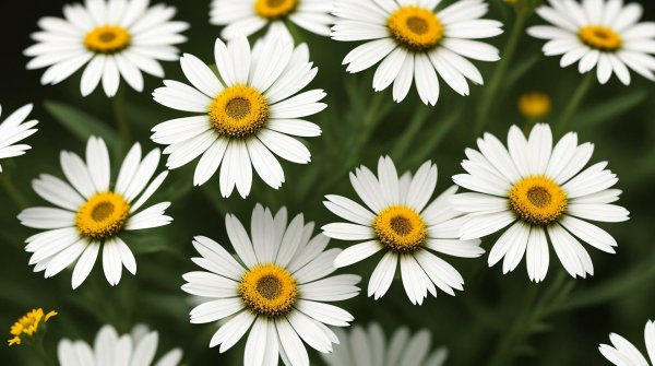 фон ромашек