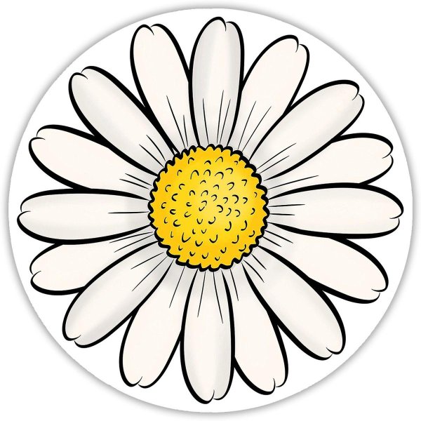 ромашка шаблон