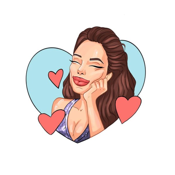 портретные стикеры