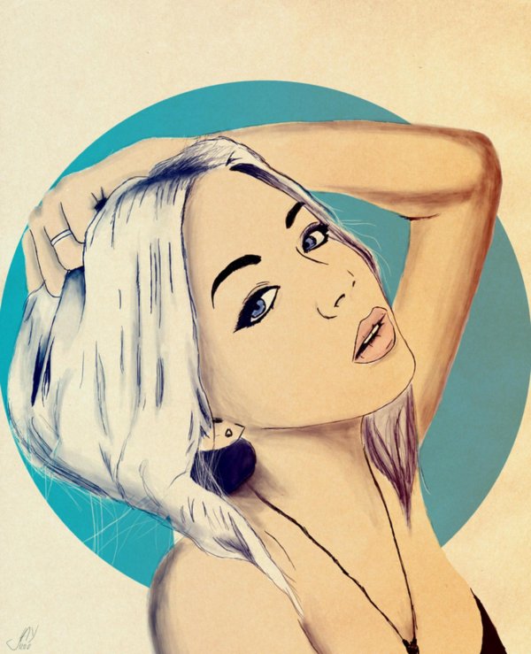 классные рисунки девушек