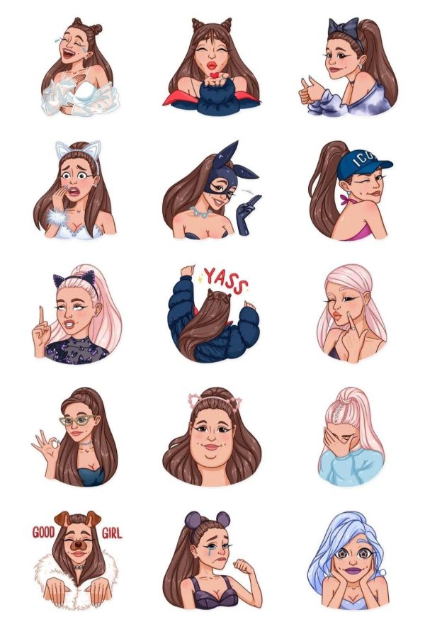 стикер девушка