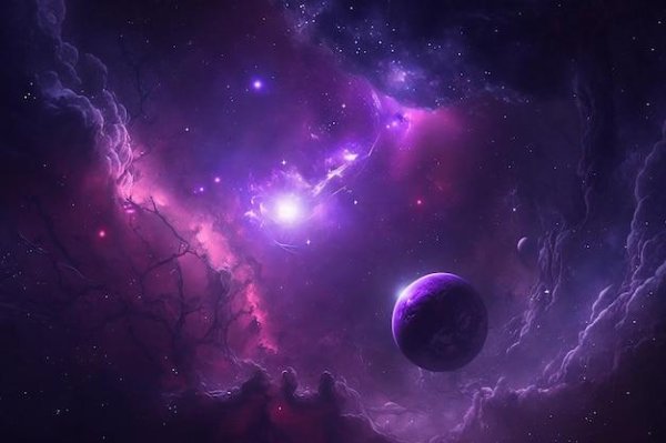 фиолетовая планета