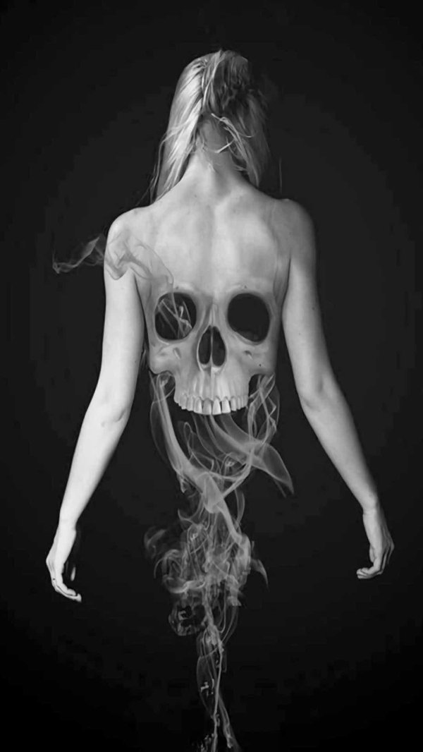 скелет девушка