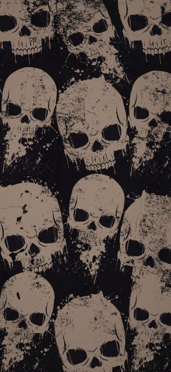 фон с черепами